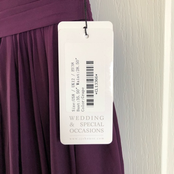 Gorgeous JJ’s House Grape Prom Dress - Picture 11 of 11